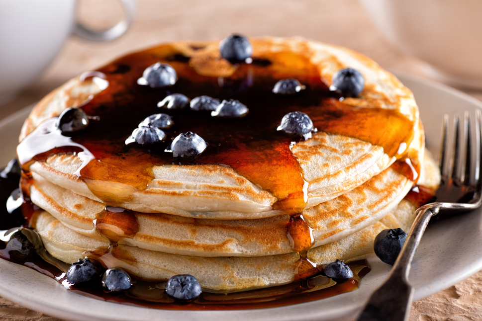 Stay at Home Recipes- Blueberry Pancakes!
