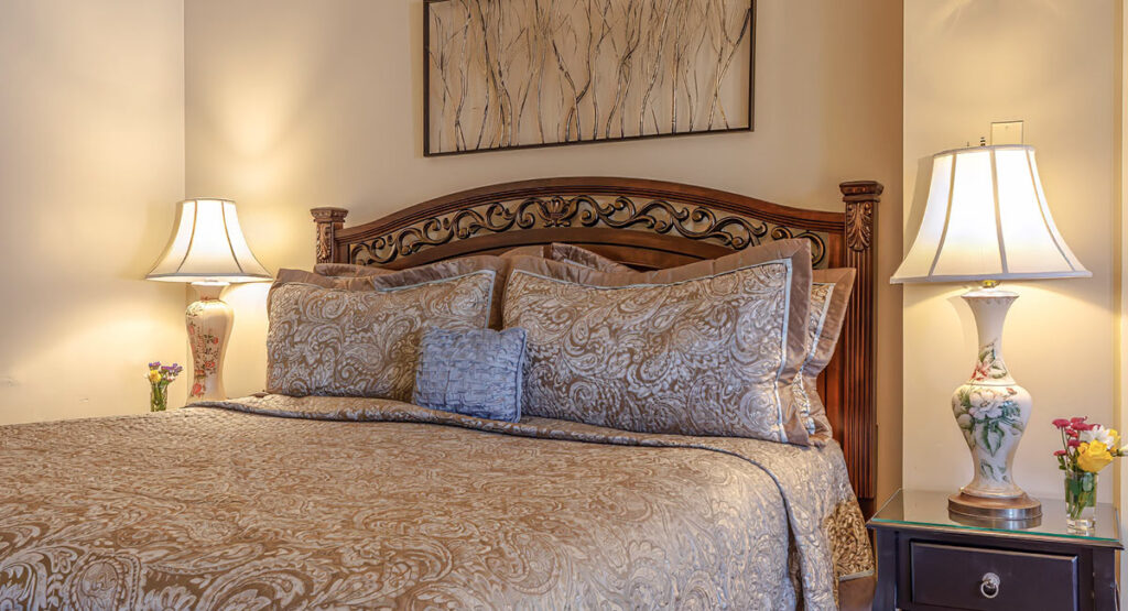 Marlborough close up of bed