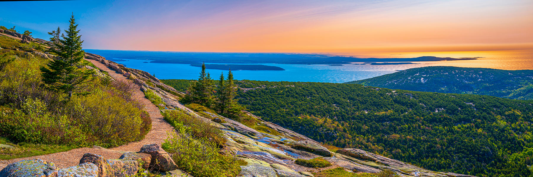 Bar Harbor from Mountain
