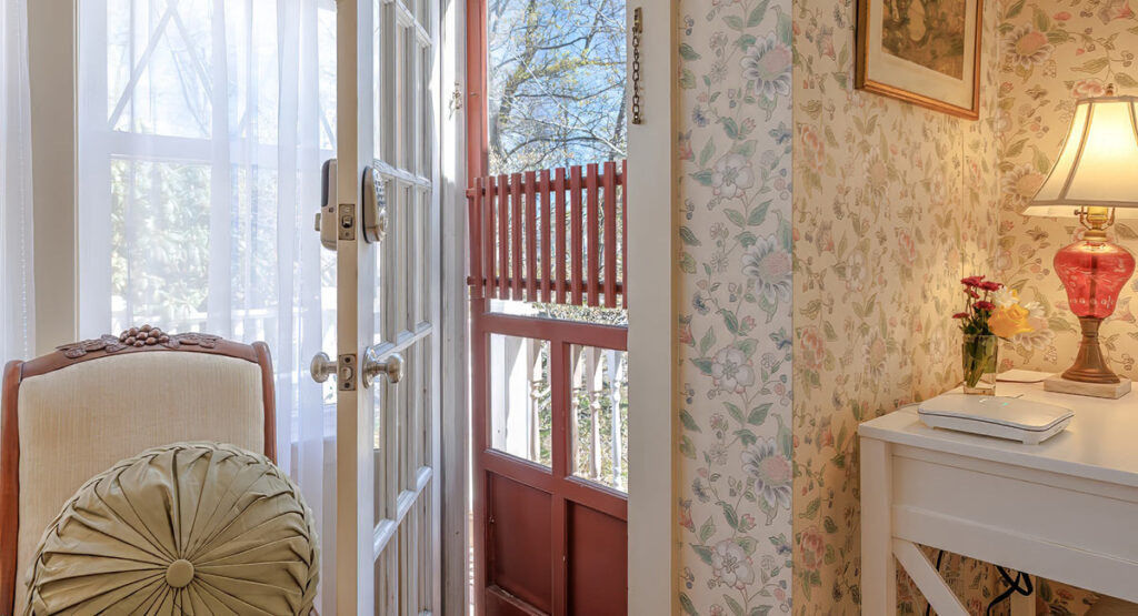 The Del Isle Room door