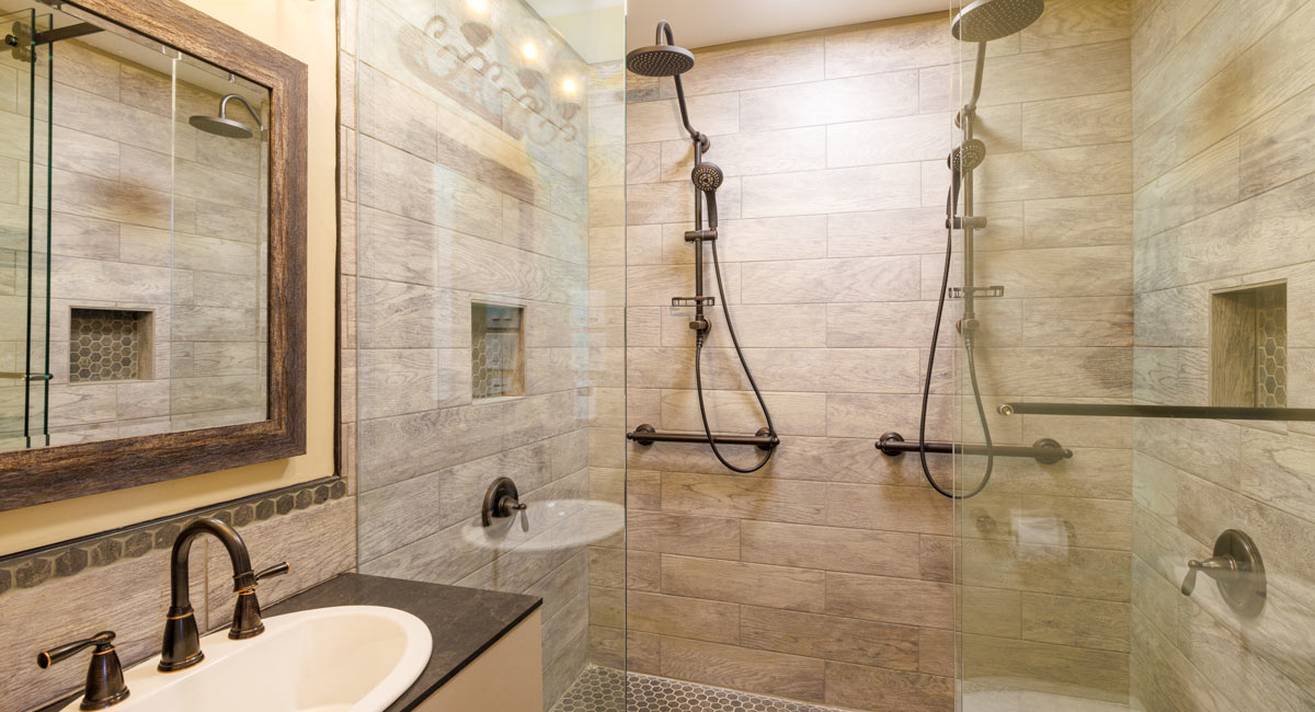 Echo Lake shower