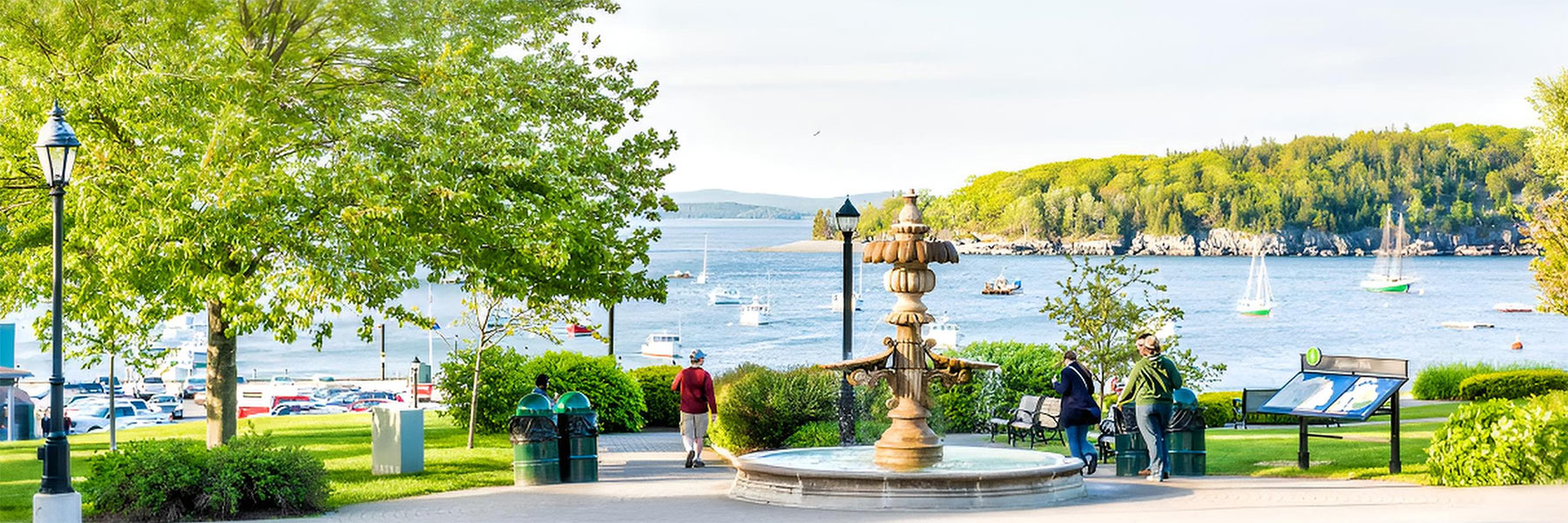 Fountain in Bar Harbor
