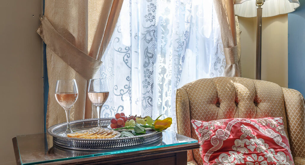 Grand Central wine by chair