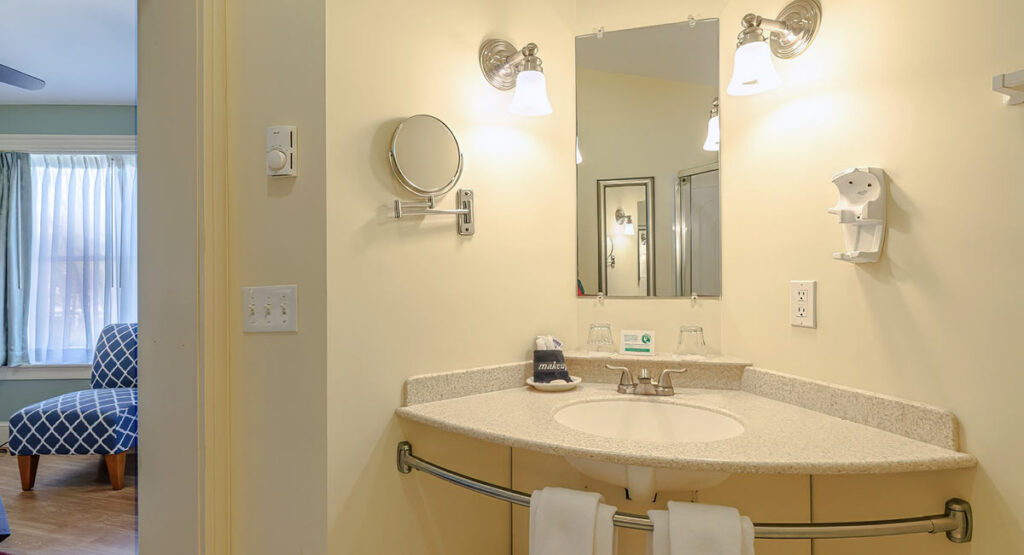 Miller room bathroom sink